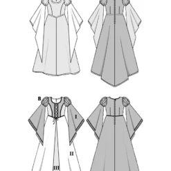 Prinsesse/fe Burda Kids 2463 str. 116-152