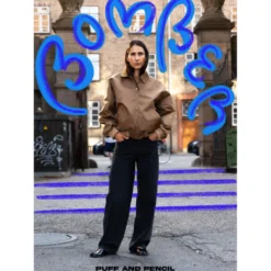 Puff and Pencil Bomber Jacket str. XXS-XXL