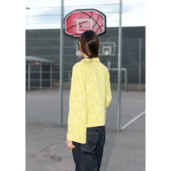 Puff and Pencil Collared blouse w. cone sleeves str. XXS-XXL