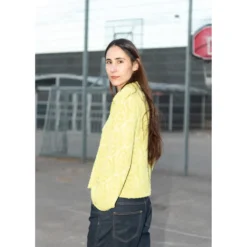Puff and Pencil Collared blouse w. cone sleeves str. XXS-XXL