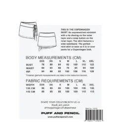 Puff and Pencil Copenhagen Skirt str. XXS-XXL