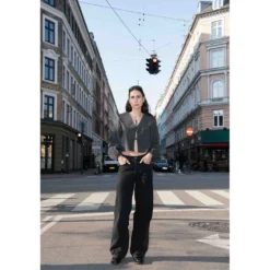 Puff and Pencil Tie Blouse x Peggy Collar str. XXS-XXL