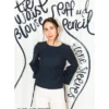 Puff and Pencil Tie waist blouse + cone sleeves str. XXS-XXL