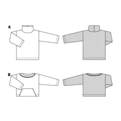 Pullover Burda 5710 str. 36-46