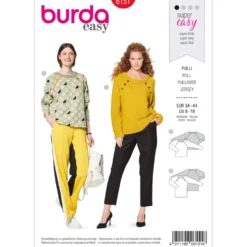 Pullover Burda 6165 str. 34-44