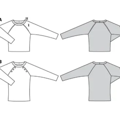 Pullover Burda 6165 str. 34-44