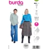 Pullover og bluse Burda 5680 str. 36-48