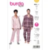 Pyjamas Burda 5956 str. M, L, XL