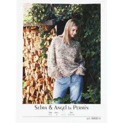 Raglanbluse m/Angel og Selma
