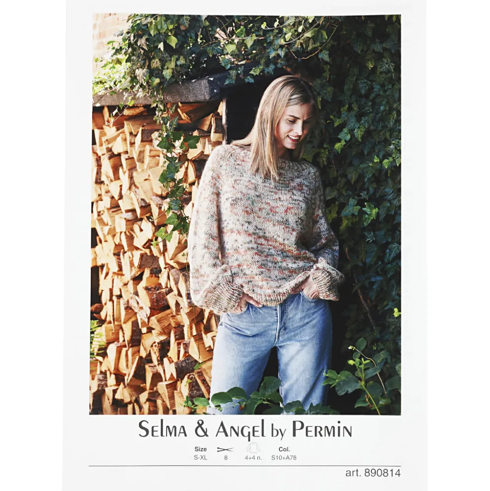 Raglanbluse m/Angel og Selma