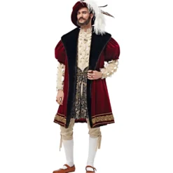 Renæsssance kostume Burda 6887 str. 46-60