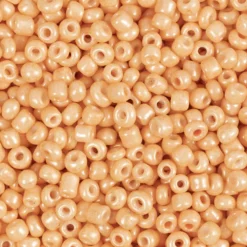 Rocaiperler, 3 mm, str. 8/0 , hulstr. 0,6-1,0 mm 25 gr. Peach