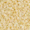 Rocaiperler, 3 mm, str. 8/0 , hulstr. 0,6-1,0 mm, 25 gr. Elfenben