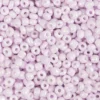 Rocaiperler, 3 mm, str. 8/0 , hulstr. 0,6-1,0 mm, 25 gr. Soft rosa