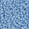Rocaiperler, 3 mm, str. 8/0 , hulstr. 0,6-1,0 mm, 25 gr. Turkis