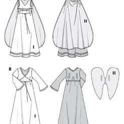 Romer/engel kostume Burda kids 2437 str. 128-164
