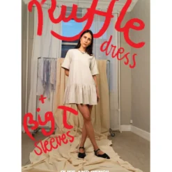 Ruffle Dress + big sleeves