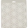 Sashiko stencil stjerner 17 x 17cm
