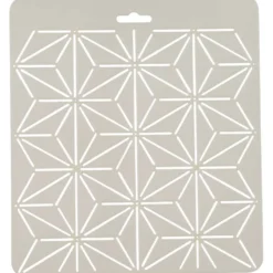Sashiko stencil stjerner 17 x 17cm