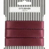 Satin bånd Dob. face 15mm, 5m Bordeaux