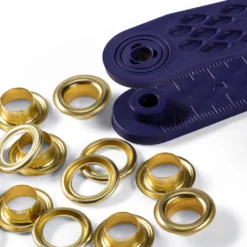 Sejlringe og værktøj, diam. 8 mm Guld/ messing