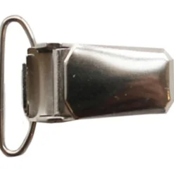 Seleklips B: 25 mm Sølv