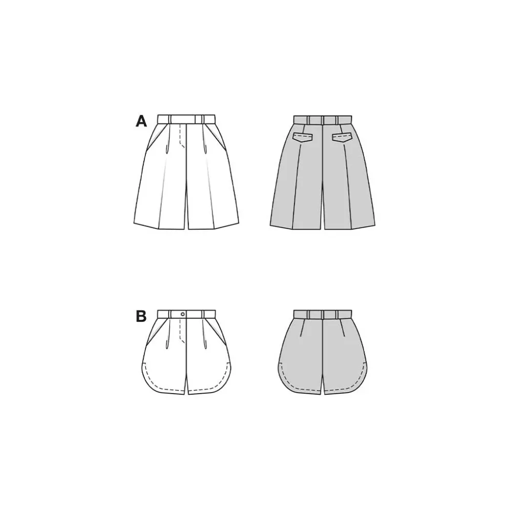 Shorts Burda 5672 str. 36-48