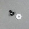 Sikkerhedsøjne, 10 mm Sort