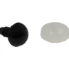 Sikkerhedsøjne, 8 mm Sort