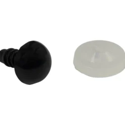 Sikkerhedsøjne, 8 mm Sort