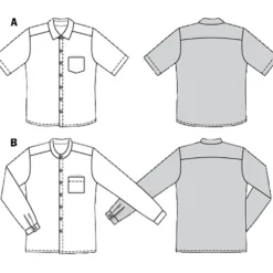 Skjorte Burda 6349 str. 46-60