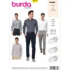 Skjorte Burda 6874 str. 44-60