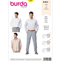 Skjorte Burda 7045 str. 44-60