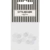 Skjorteknap 2-huls, 9 mm, 10stk. Transparent