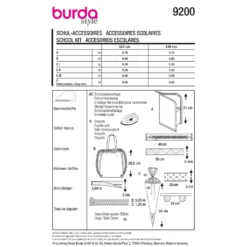 Skole accessories Burda 9200
