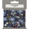 Skråbånd poplin 3mtr. Blomster Marineblå