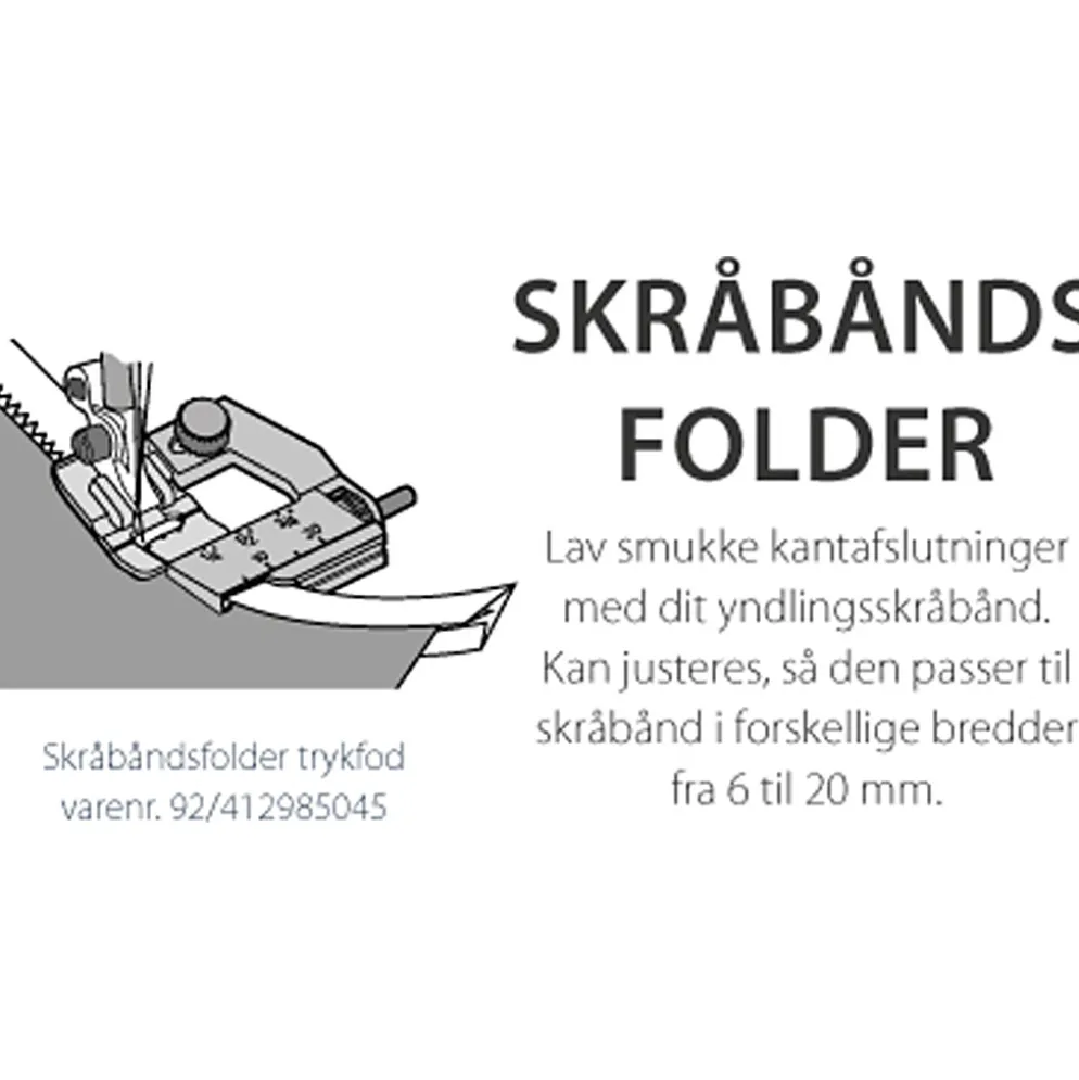 Skråbåndsfolder Husqvarna