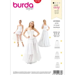 Skørt Burda 6739 str. 36-46
