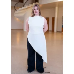 Slash Dress w Cap Sleeves