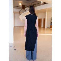 Slash Dress w Cap Sleeves