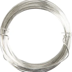 Sølvtråd, 0,4 mm, 20 m Forsølvet