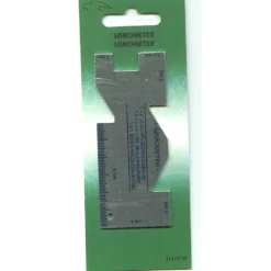 Sømometer Aluminium, sølv