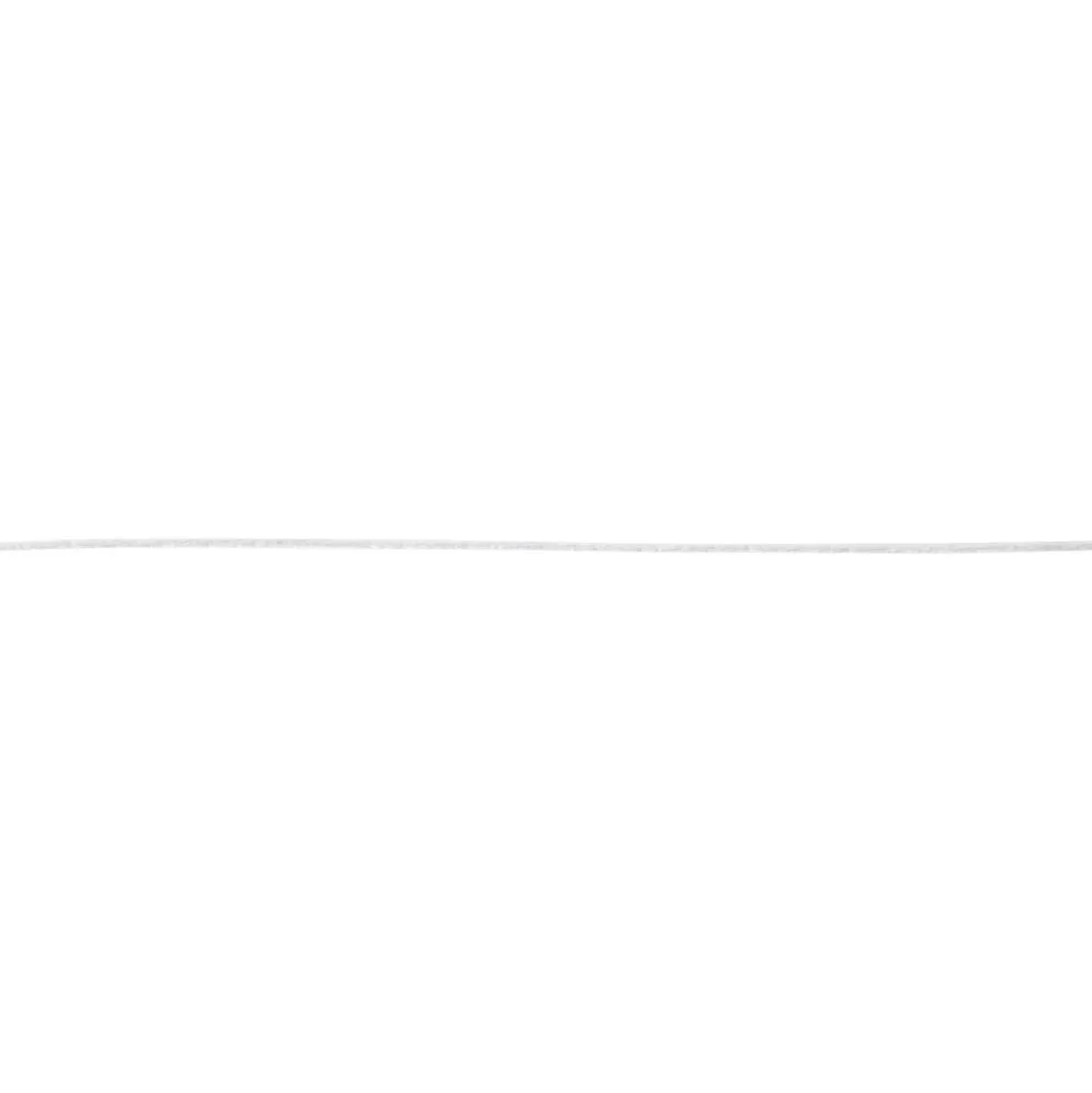 Smykketråd, 0,2 mm, 18,3 m Hvid
