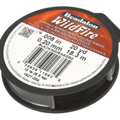 Smykketråd, 0,2 mm, 18,3 m Sort