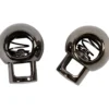 Snorstopper metal 25mm 2stk. Sort metal