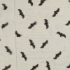Soft tyl m/flagermusapplikation Sort