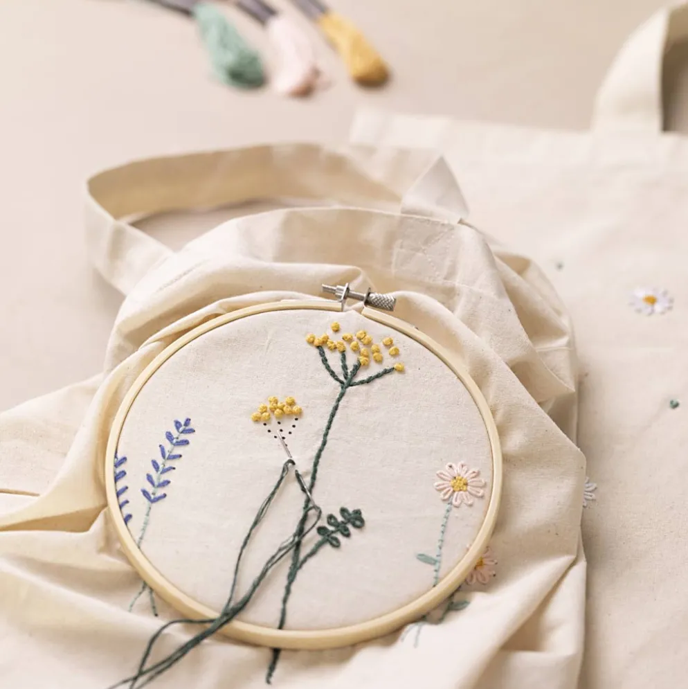 Start DIY Kit Broderi, Blomster