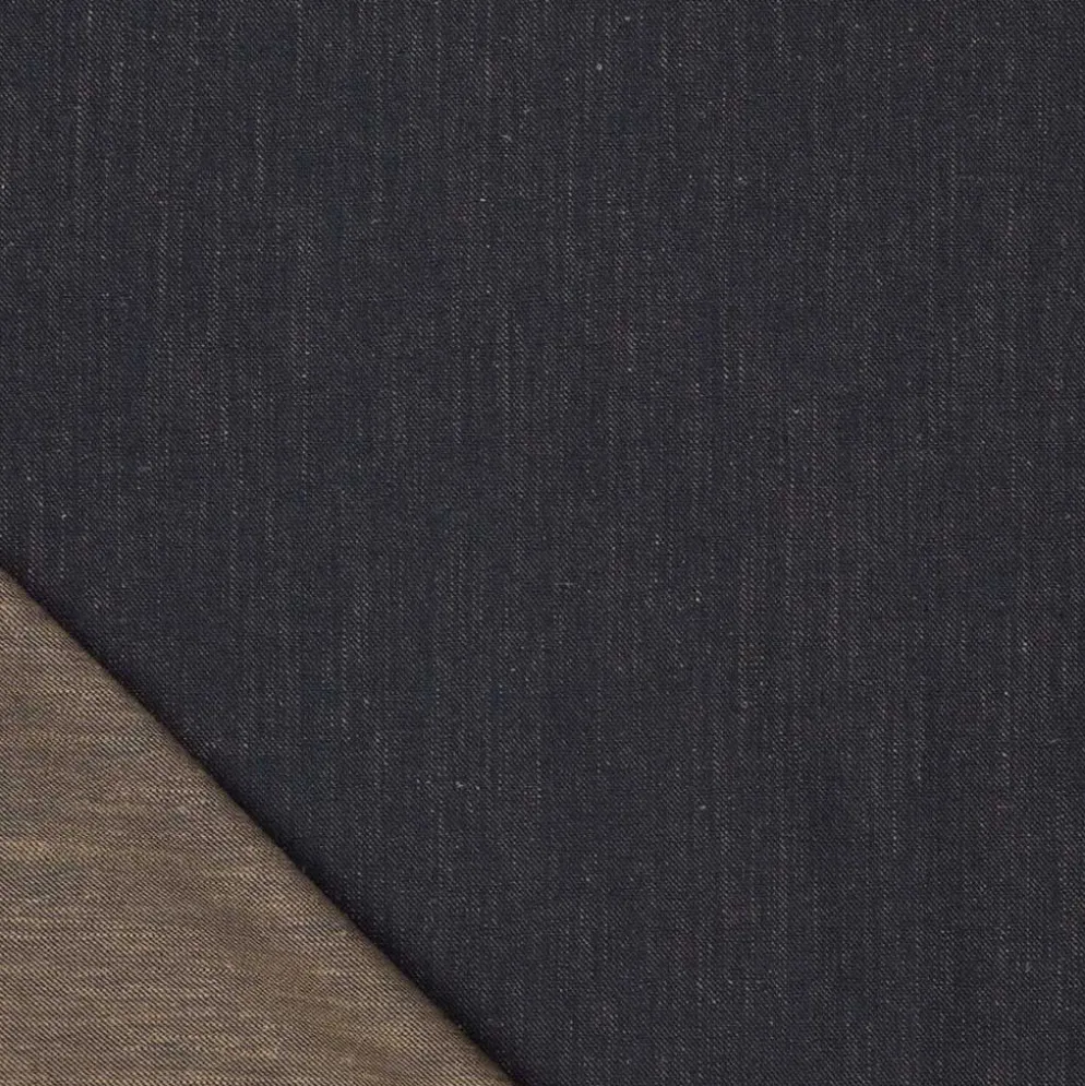 Stretch denim m/hør Marine