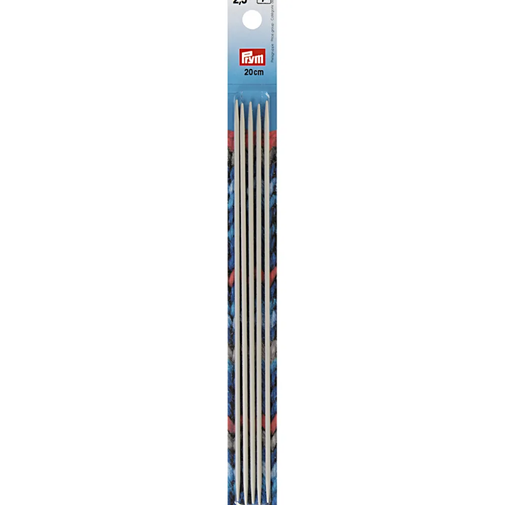 Strømpepinde, nr. 2,5, 20 cm