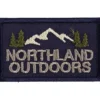 Strygemærke Northland outdoors 5 x 3cm Mørk marineblå